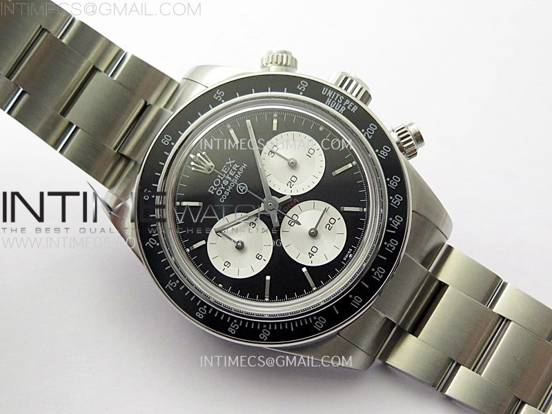 Daytona SS ADGF Best Edition Black White Dial on SS Bracelet A7750