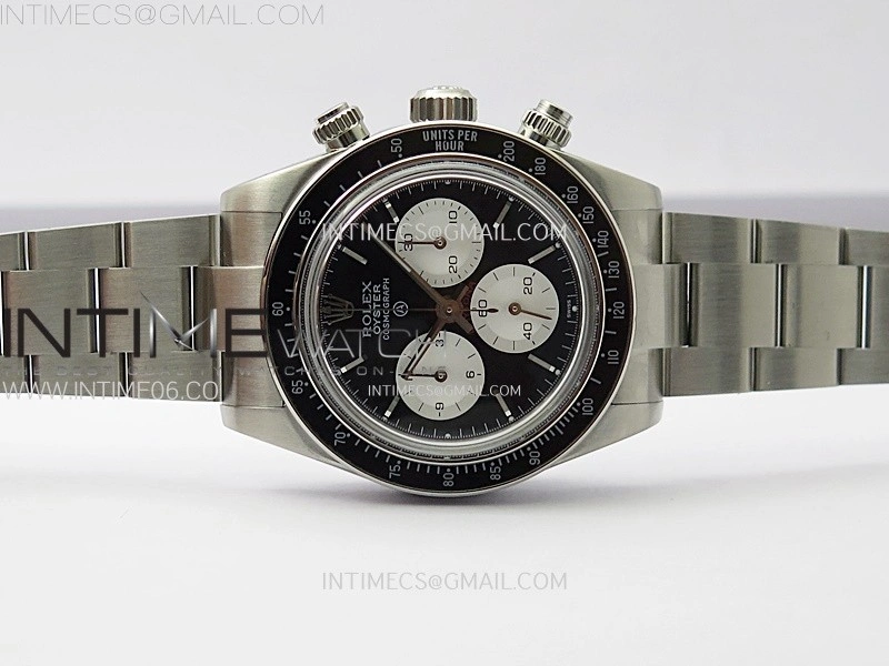 Daytona SS ADGF Best Edition Black White Dial on SS Bracelet A7750