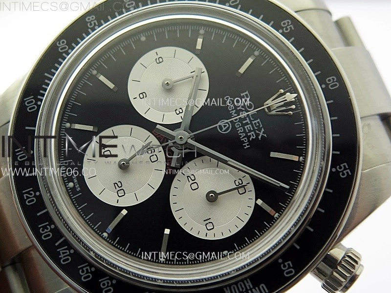 Daytona SS ADGF Best Edition Black White Dial on SS Bracelet A7750