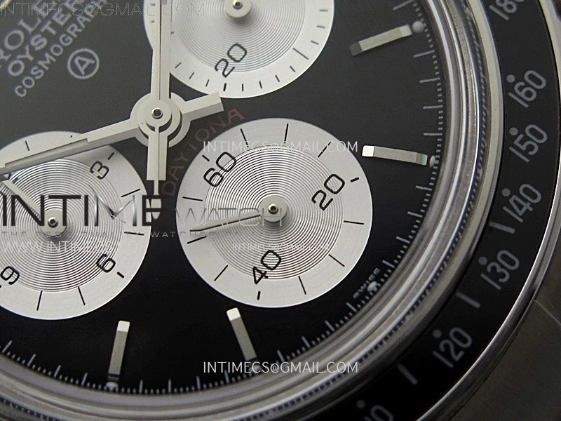 Daytona SS ADGF Best Edition Black White Dial on SS Bracelet A7750