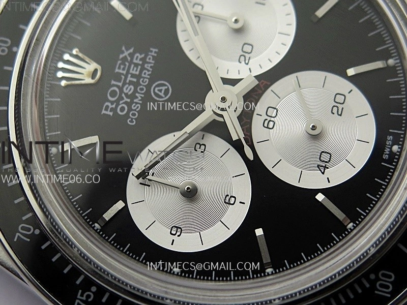 Daytona SS ADGF Best Edition Black White Dial on SS Bracelet A7750