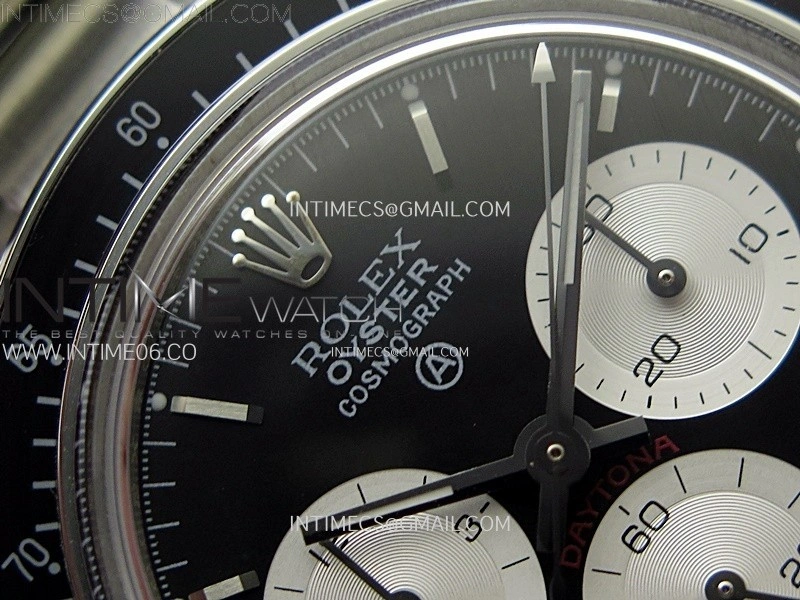 Daytona SS ADGF Best Edition Black White Dial on SS Bracelet A7750