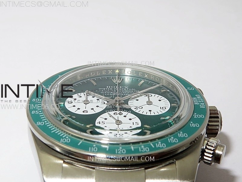 Daytona SS ADGF Best Edition Green White Dial on SS Bracelet A7750