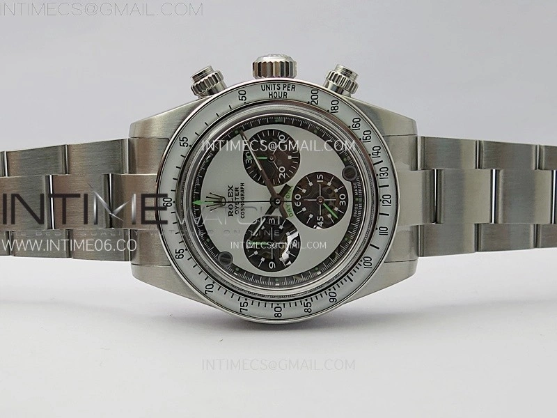 Daytona SS ADGF Best Edition White Skeleton Dial on SS Bracelet SA4130