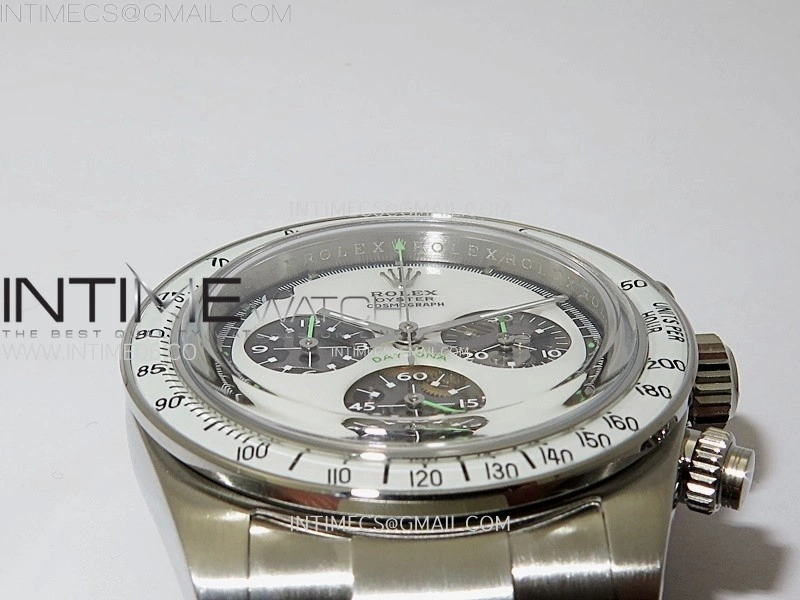 Daytona SS ADGF Best Edition White Skeleton Dial on SS Bracelet SA4130