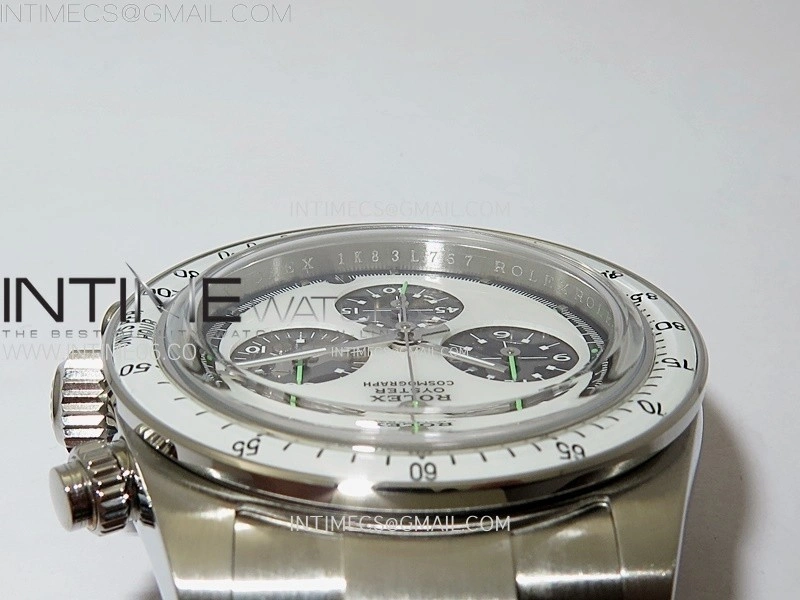 Daytona SS ADGF Best Edition White Skeleton Dial on SS Bracelet SA4130