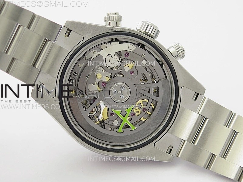 Daytona SS ADGF Best Edition White Skeleton Dial on SS Bracelet SA4130