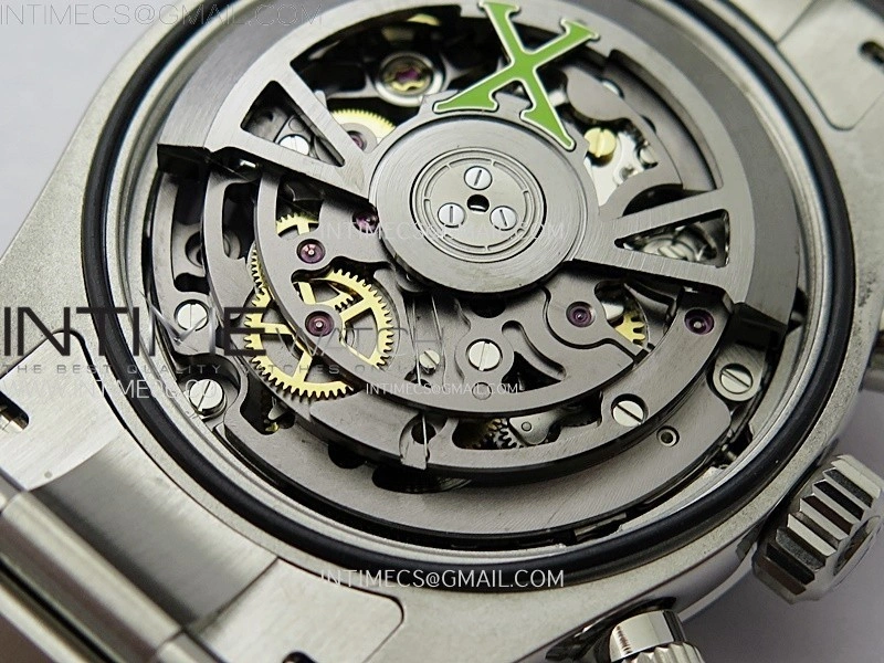 Daytona SS ADGF Best Edition White Skeleton Dial on SS Bracelet SA4130