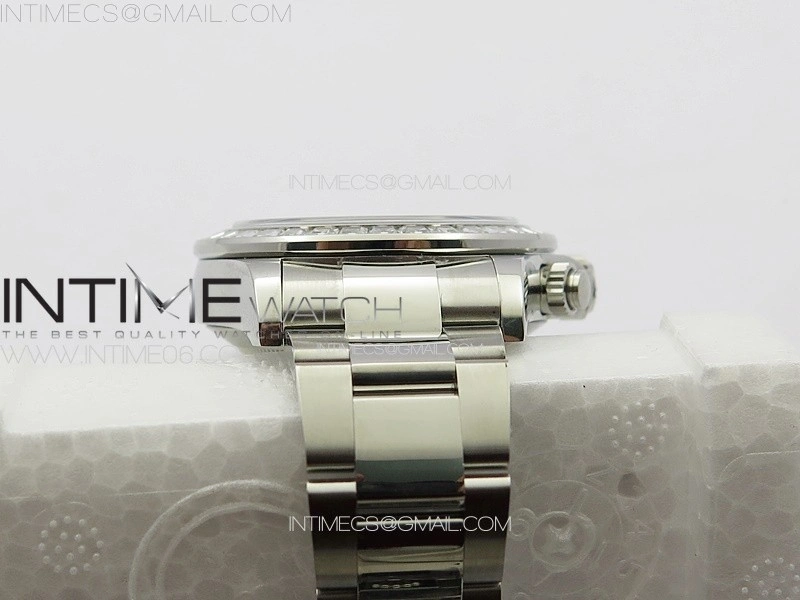 Daytona T Crystals Bezel SS APSF Best Edition Ice Blue Dial On SS Bracelet A7750