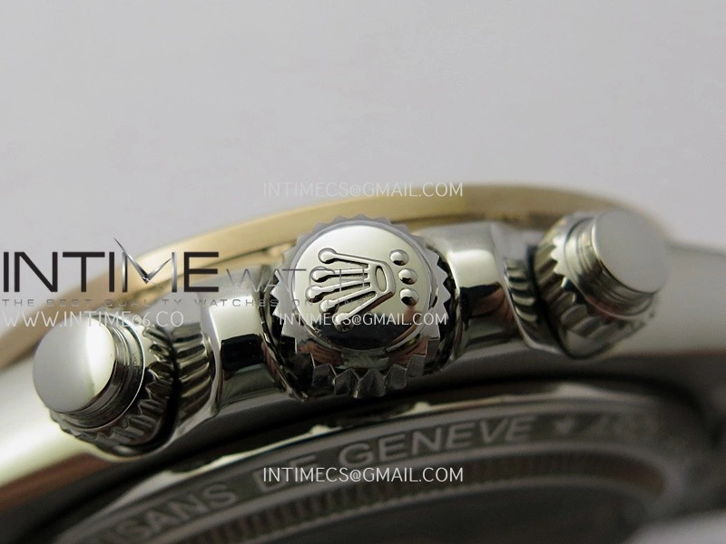 Daytona X SS RG ADGF Best Edition Black Skeleton Dial On SS Bracelet SA4130