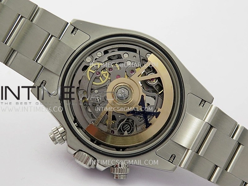 Daytona X SS RG ADGF Best Edition Black Skeleton Dial On SS Bracelet SA4130