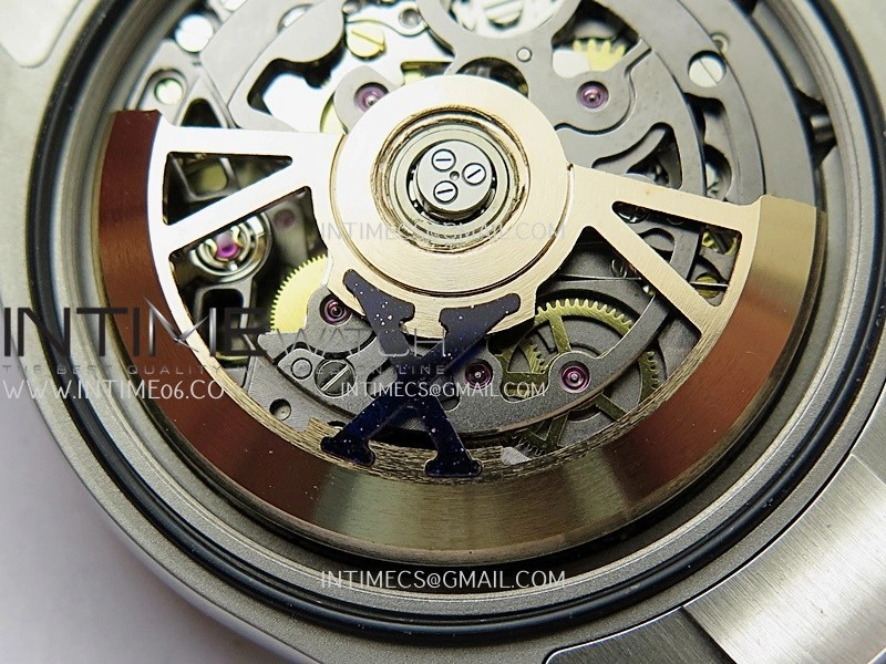 Daytona X SS RG ADGF Best Edition Black Skeleton Dial On SS Bracelet SA4130