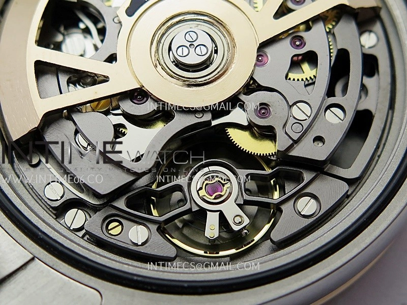 Daytona X SS RG ADGF Best Edition Black Skeleton Dial On SS Bracelet SA4130