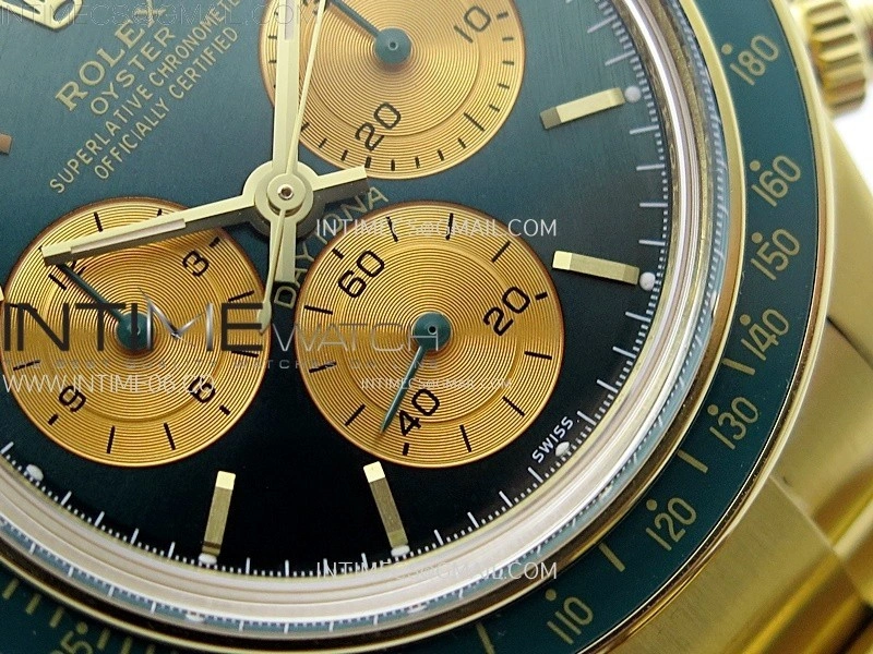 Daytona YG ADGF Best Edition Green YG Dial on YG Bracelet A7750