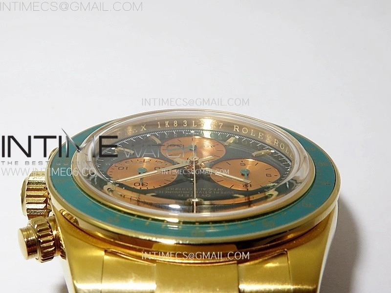 Daytona YG ADGF Best Edition Green YG Dial on YG Bracelet A7750