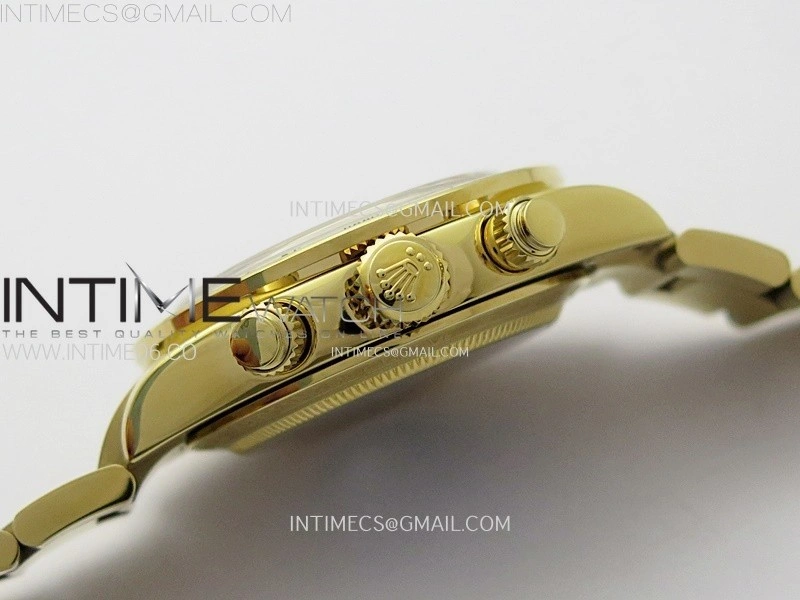 Daytona YG ADGF Best Edition White Skeleton Dial on YG Bracelet SA4130