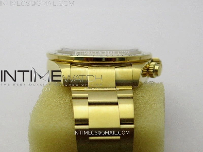 Daytona YG ADGF Best Edition White Skeleton Dial on YG Bracelet SA4130