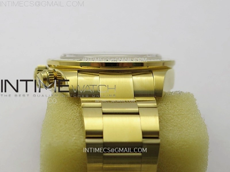 Daytona YG ADGF Best Edition White Skeleton Dial on YG Bracelet SA4130