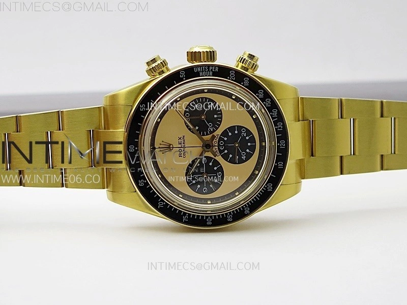 Daytona YG ADGF Best Edition YG Black Dial on YG Bracelet A7750