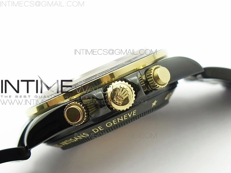 Daytona YG DLC BP Kravitz Best Edition Black Dial on SS Bracelet A4130