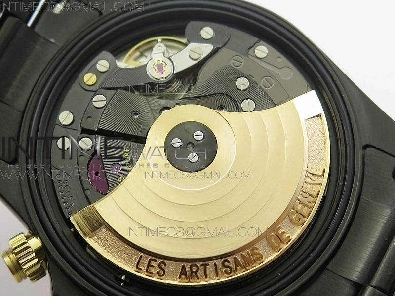 Daytona YG DLC BP Kravitz Best Edition Black Dial on SS Bracelet A4130
