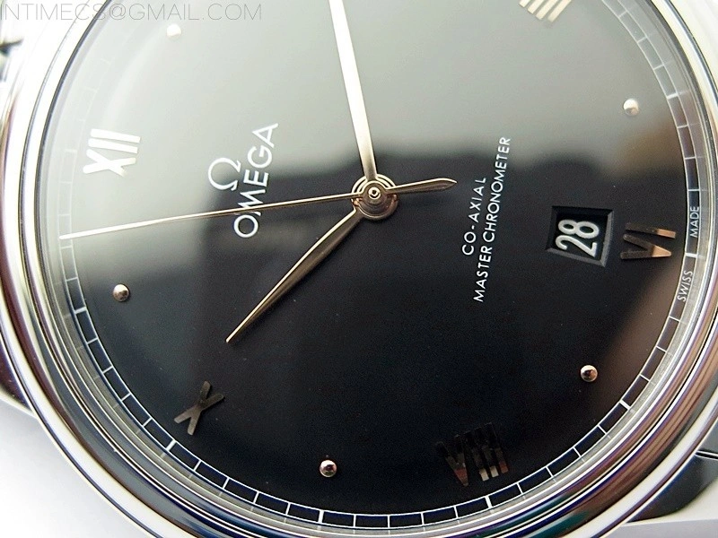 De Ville 40mm SS GTF 1:1 Best Edition Black Dial on SS Bracelet A8000