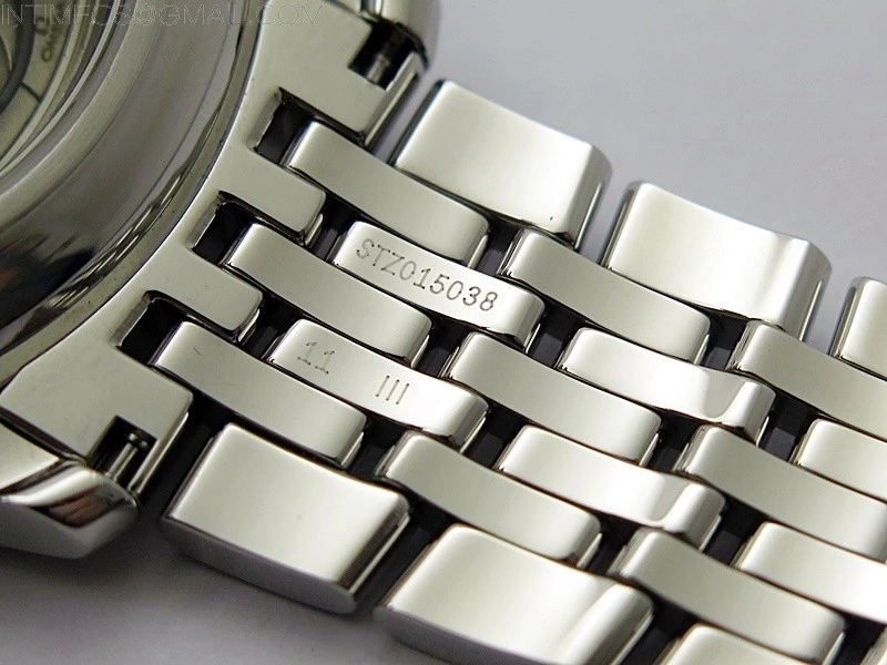 De Ville 40mm SS GTF 1:1 Best Edition Black Dial on SS Bracelet A8000