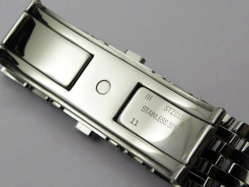 De Ville 40mm SS GTF 1:1 Best Edition Black Dial on SS Bracelet A8000