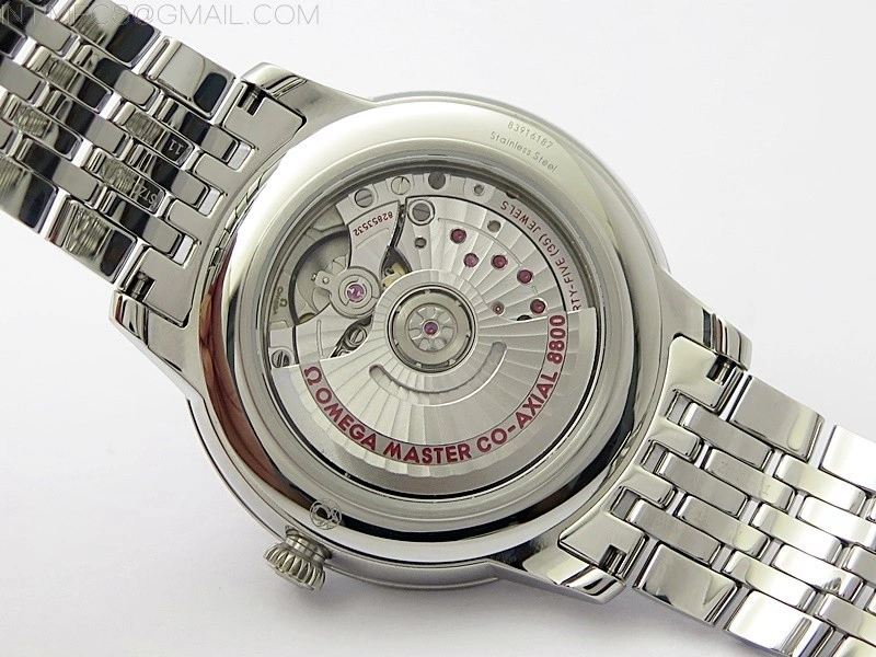 De Ville 40mm SS GTF 1:1 Best Edition Black Dial on SS Bracelet A8000