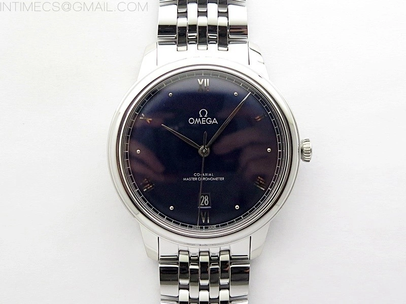 De Ville 40mm SS GTF 1:1 Best Edition Blue Dial on SS Bracelet A8000