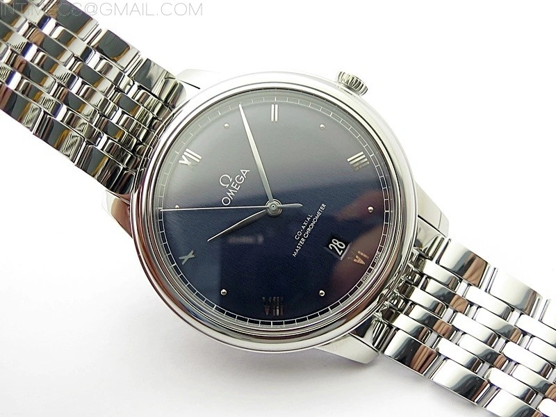 De Ville 40mm SS GTF 1:1 Best Edition Blue Dial on SS Bracelet A8000