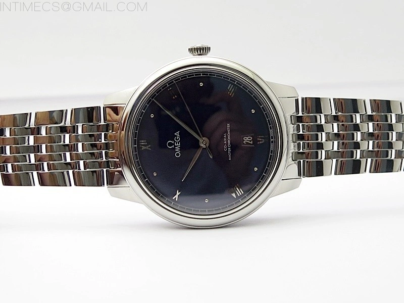 De Ville 40mm SS GTF 1:1 Best Edition Blue Dial on SS Bracelet A8000