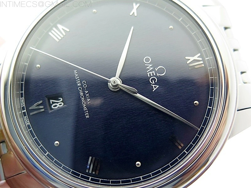 De Ville 40mm SS GTF 1:1 Best Edition Blue Dial on SS Bracelet A8000