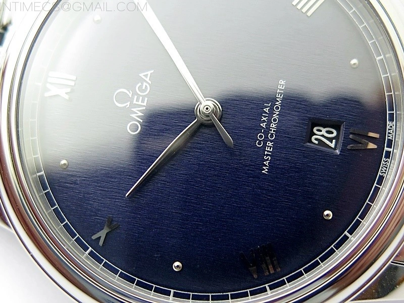 De Ville 40mm SS GTF 1:1 Best Edition Blue Dial on SS Bracelet A8000