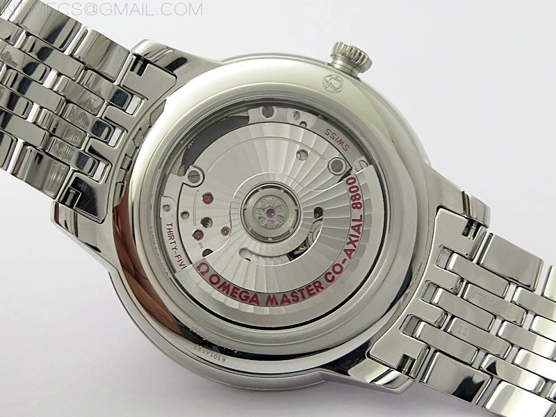 De Ville 40mm SS GTF 1:1 Best Edition Blue Dial on SS Bracelet A8000