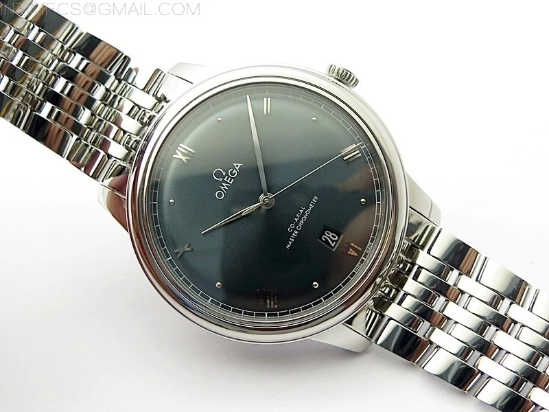 De Ville 40mm SS GTF 1:1 Best Edition Gray Dial on SS Bracelet A8000
