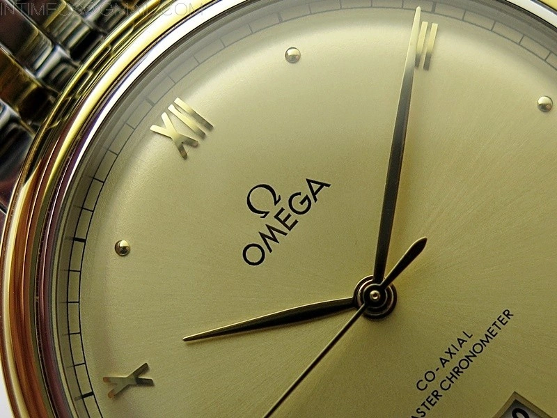 De Ville 40mm SS YG GTF 1:1 Best Edition Gold Dial on SS YG Bracelet A8000