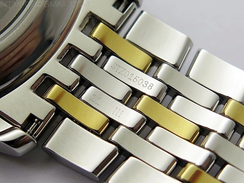 De Ville 40mm SS YG GTF 1:1 Best Edition Gold Dial on SS YG Bracelet A8000