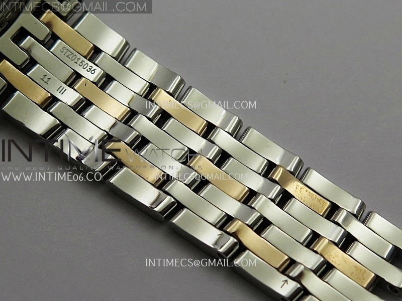 De Ville Prestige 34mm SS RG VSF 1:1 Best Edition Black Dial On SS Bracelet A8000