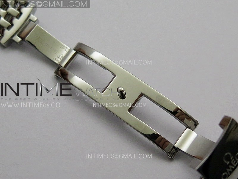 De Ville Prestige 34mm SS RG VSF 1:1 Best Edition Black Dial On SS Bracelet A8000