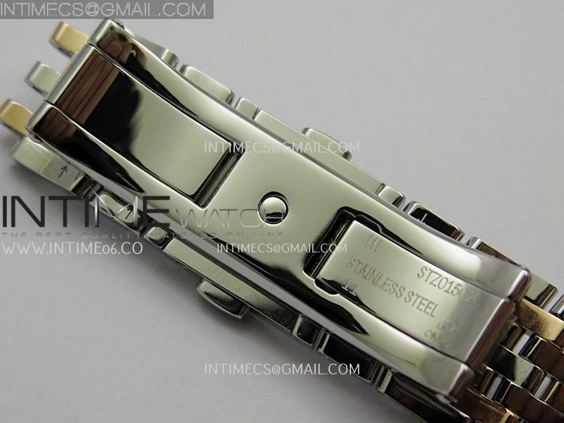 De Ville Prestige 34mm SS RG VSF 1:1 Best Edition Black Dial On SS Bracelet A8000