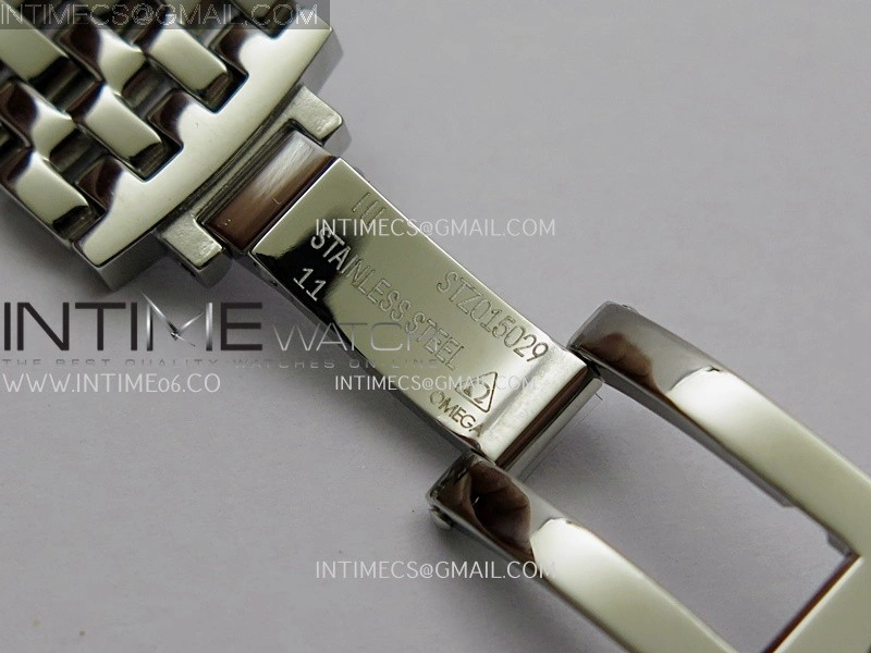 De Ville Prestige 34mm SS RG VSF 1:1 Best Edition Black Dial On SS Bracelet A8000