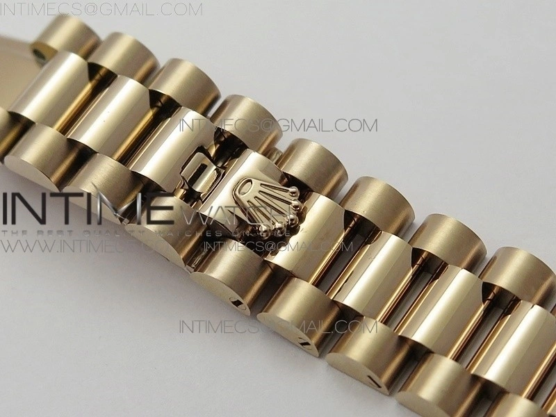 Datejust 31mm 278275 RG Dia Bezel BP Best Edition Gray MOP Crystal Markers Dial on RG President Bracelet