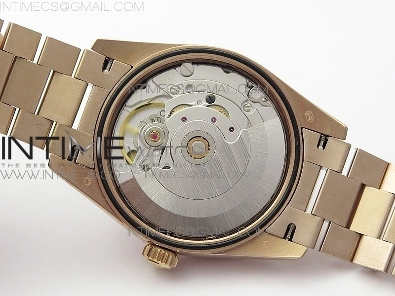 Datejust 31mm 278275 RG Dia Bezel BP Best Edition Gray MOP Crystal Markers Dial on RG President Bracelet