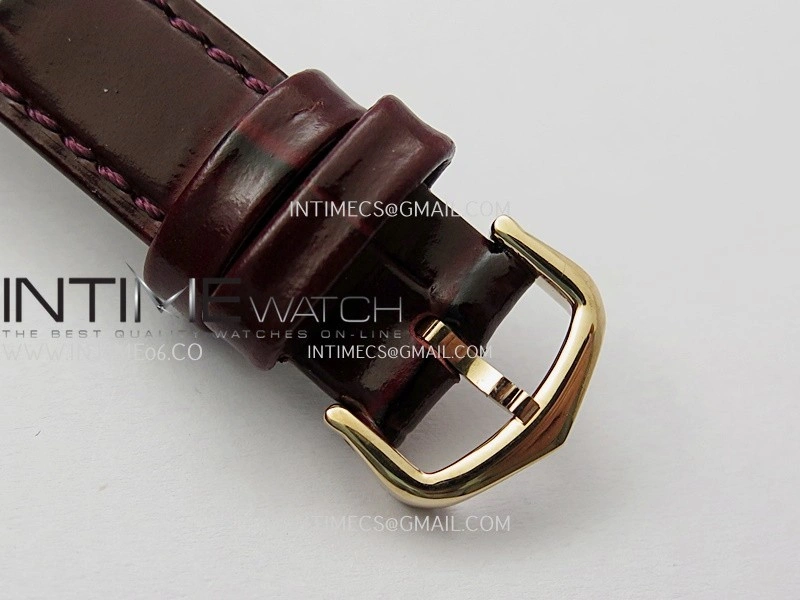 Tank WSTA0016 19mm RG Diamond Bezel 8848F Best Edition Silver Dial On Brown Leather Strap Ronda Quartz