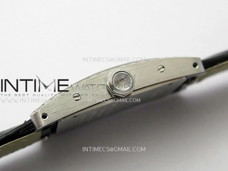 Tank WSTA0016 19mm SS Diamond Bezel 8848F Best Edition Silver Dial on Black Leather Strap Ronda Quartz