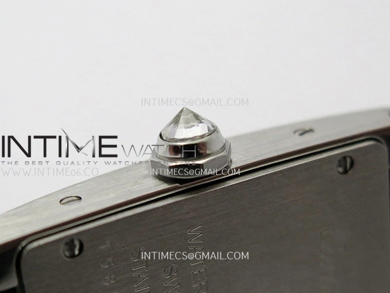 Tank WSTA0016 19mm SS Diamond Bezel 8848F Best Edition Silver Dial on Black Leather Strap Ronda Quartz