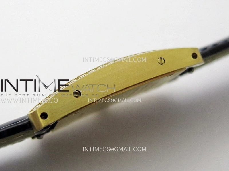 Tank WSTA0016 19mm YG Diamond Bezel 8848F Best Edition Silver Dial on Black Leather Strap Ronda Quartz