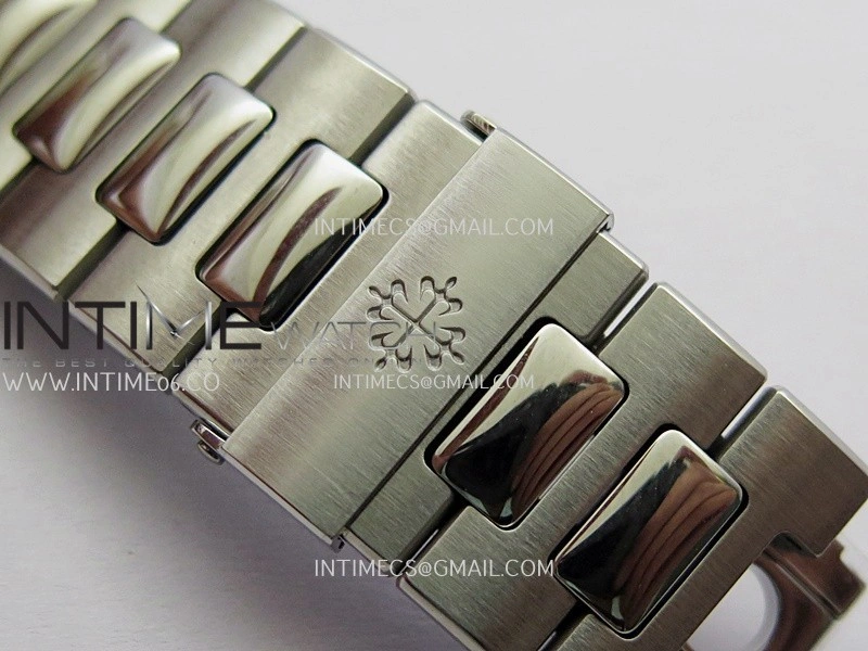 Nautilus 5711 T Diamond Bezel DDF 1:1 Best Edition Black Dial On SS Bracelet Super Clone DD26-330