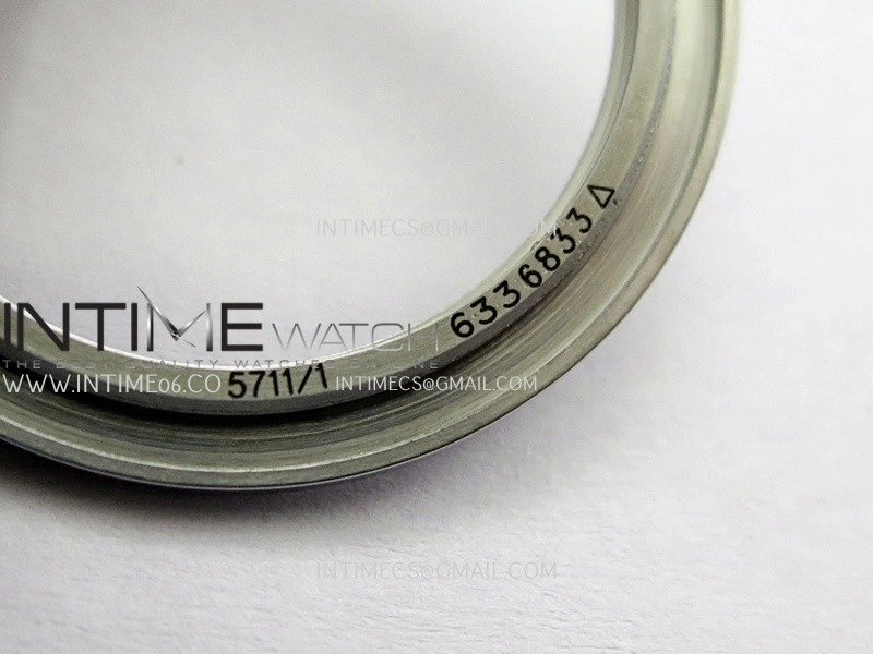 Nautilus 5711 T Diamond Bezel DDF 1:1 Best Edition Black Dial On SS Bracelet Super Clone DD26-330